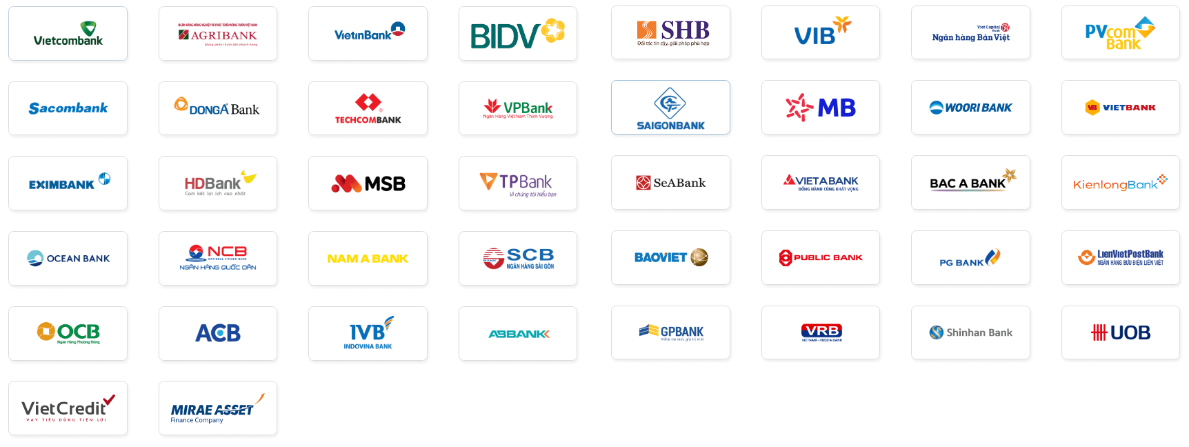 ATM và tài khoản nội địa