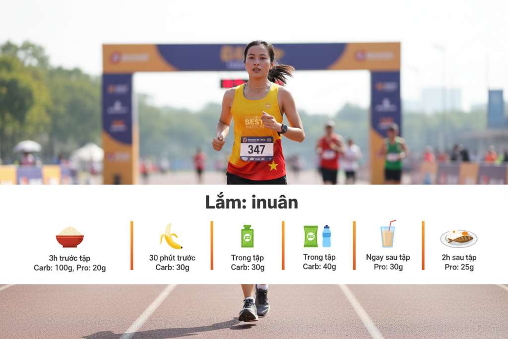 Một dải timeline ngang từ trái sang phải trên nền trắng, chia 5 mốc thời gian: